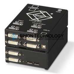 CATx KVM Extender - DVI-D USB HID audio serial (ACS4022A-R2)