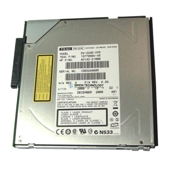 HPE HPE Server S5 DW224EV DVD ROM (AD142-2100B)