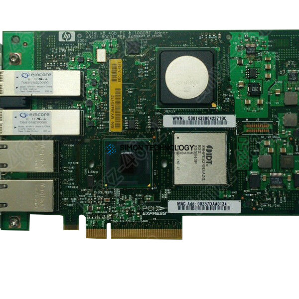 Сетевая карта HPE HPE Replacement. HP PCIe 1port GigE + 1Port (AD221-67103)