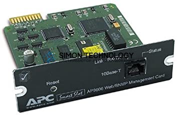 APC APC WEB/SNMP MANAGEMENT SMARTSLOT CARD (AP9606)