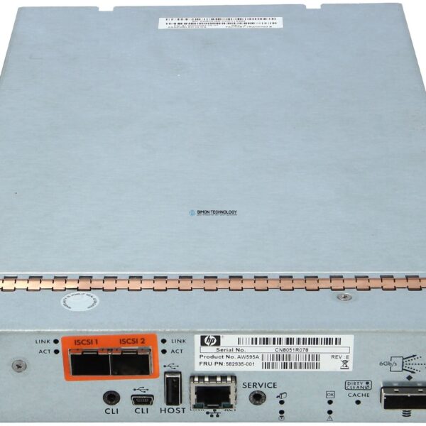 Модуль HP HP P2000 G3 ISCSI 10GBE MSA CTRL (AW595A)
