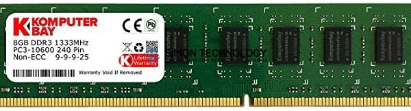 Оперативная память Waris WARIS 8GB (1*8GB) PC3-10600 DDR3-1333MHZ UB-DIMM (B473C630)