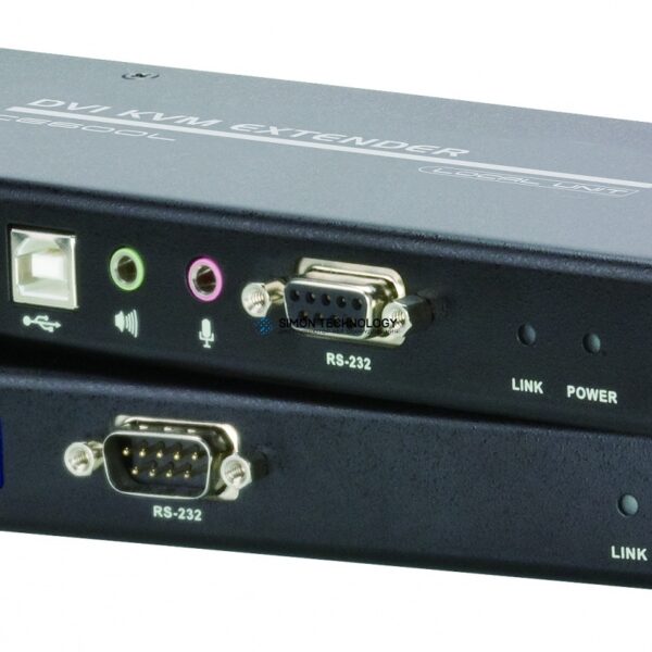 Aten USB DVI KVM Extender w/Audio and RS-232 (CE600-AT-G)