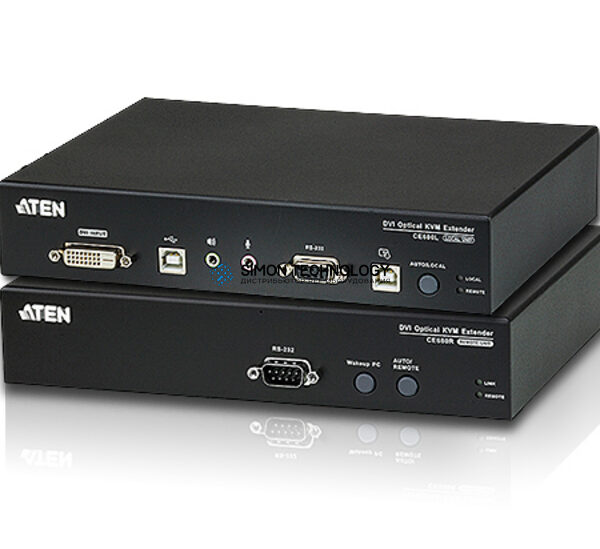 Aten USB DVI Optical Fiber KVM Extender (600m) (CE680-AT-G)