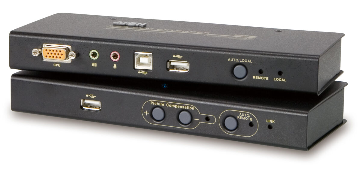 Aten USB VGA KVM Extender w/Audio and Virtual (CE800B-AT-G)