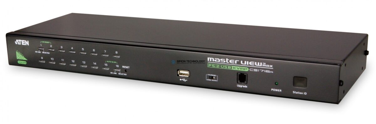 Aten 16-Port USB - PS/2 VGA KVM Switch w/USB (CS1716A-AT-G)