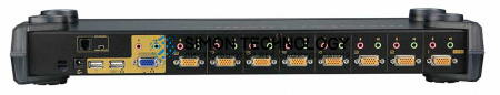 Aten 8-Port USB - PS/2 VGA KVM Switch w/Audio (CS1758Q9-AT-G)