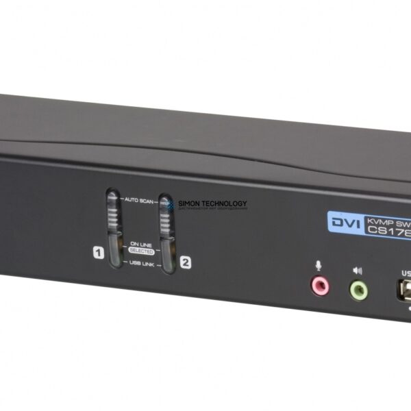 Aten 2-Port USB DVI Dual Link KVM Switch with (CS1782A-AT-G)