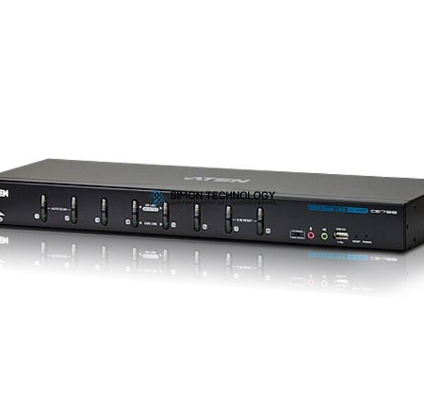 Aten 8-Port USB DVI Dual Link KVM Switch with (CS1788-AT-G)