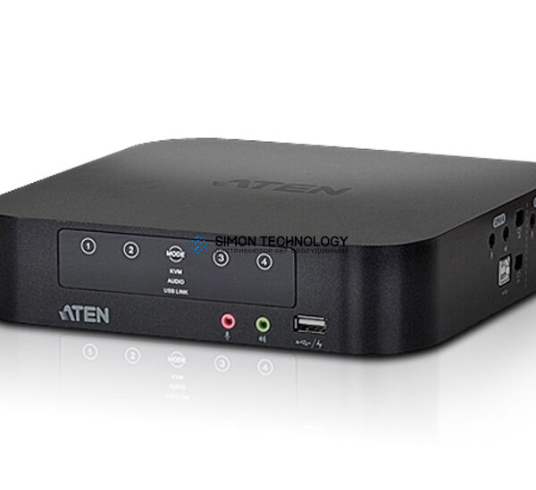 Aten 4-Port USB Mini DisplayPort Dual-View KVM (CS1944DP-AT-G)