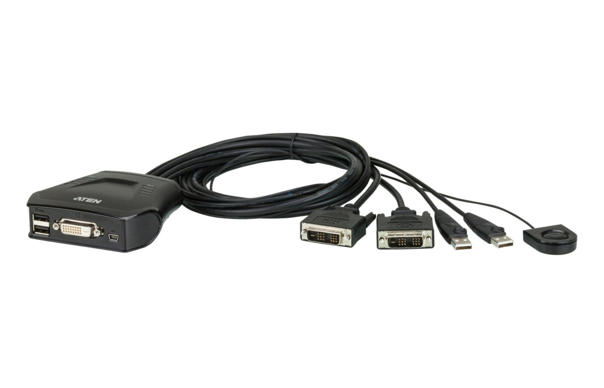 Aten 2-Port USB DVI KVM Switch (CS22D-AT)
