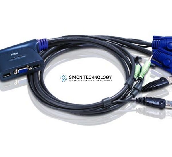 Aten 2-Port USB VGA KVM Switch w/Audio (CS62US-AT)