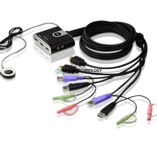 Aten 2-Port USB HDMI KVM Switch w/Audio (CS692-AT)