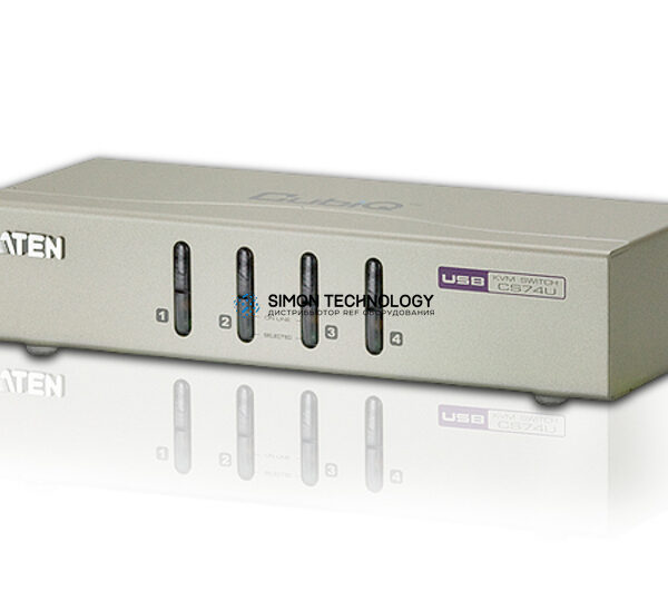 Aten 4-Port USB VGA KVM w/Audio (CS74U-AT)