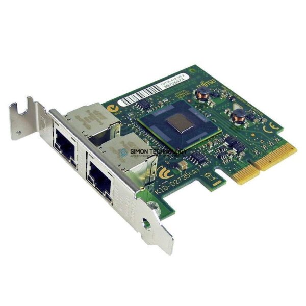 Сетевая карта Fujitsu Fujitsu Netzwerkkarte 2 Port Gigabit PCI-E LP - (D2735-A12 GS1)