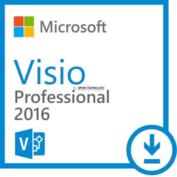Microsoft Microsoft Visio Professional 2016 - Lizenz - 1 PC (D87-07284)