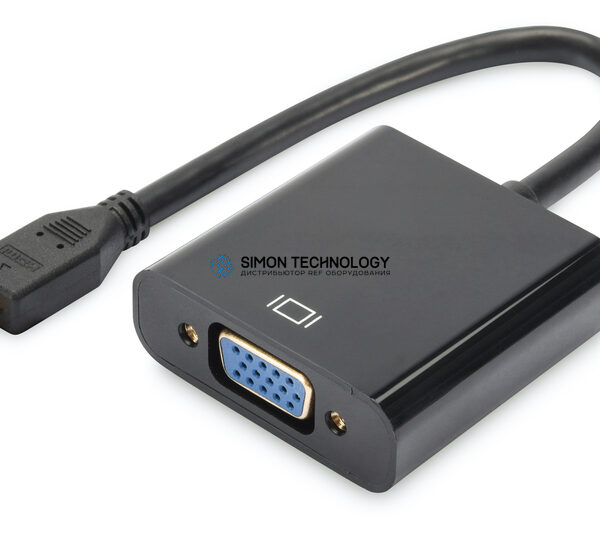 Адаптер Digitus Micro HDMI to VGA converter adapter Typ D - VGA (D (DA-70460)