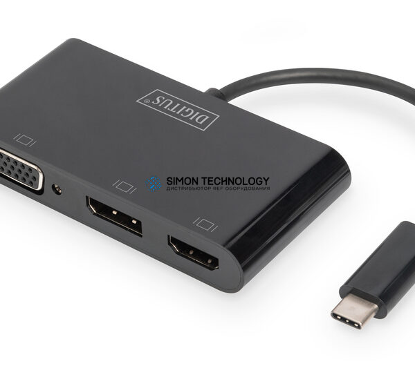 Digitus Digitus USB-CÂµ 3in1 Triple Monitor Adapter (DA-70859)