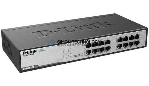 D-Link D-Link 16-Port Gigabit Desktop Switch (DGS-1016D)