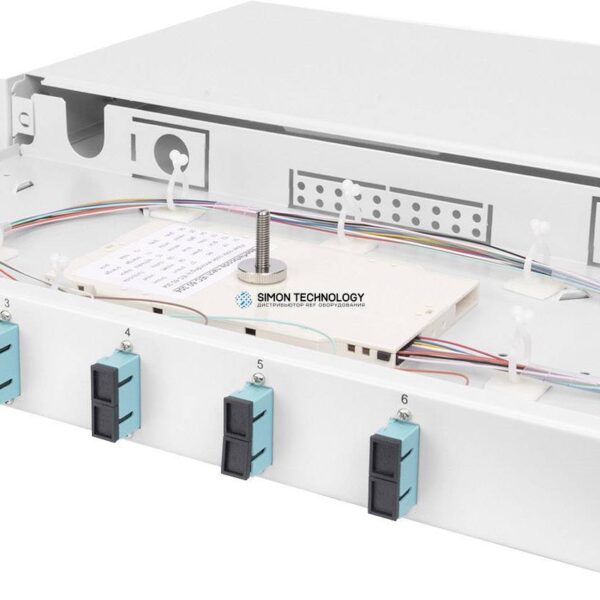 Digitus Fiber Optic Sliding Splice Box. 1U. Equipped 6x SC (DN-96320/3)