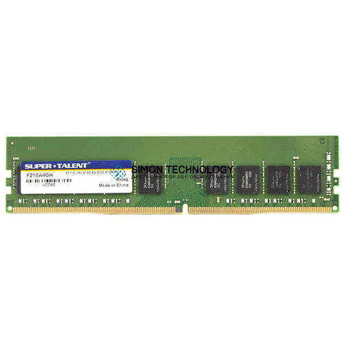 Оперативная память Supermicro SUPER TALENT 4GB (1*4GB) 1RX8 PC4-17000R DDR4-2133MHZ RDIMM (F21RA4GS)