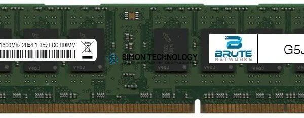 Оперативная память Dell SAMSUNG 16GB DDR3 1600MHz 2Rx4 1.35V RDIMM (G5JJX-OEM)