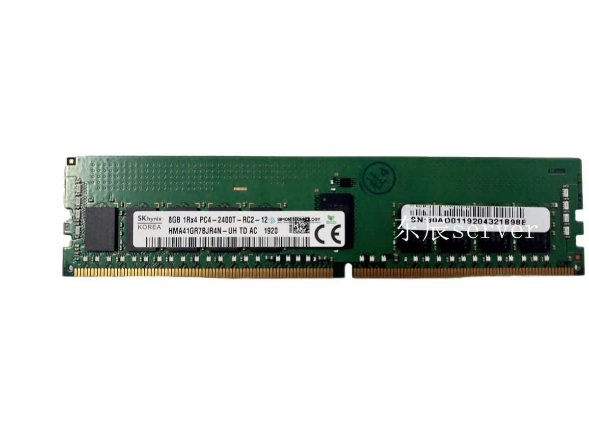 Оперативная память Hynix HYNIX 8GB DDR4 2400MHz 1Rx4 1.2V RDIMM (HMA41GR7BJR4N-UH)