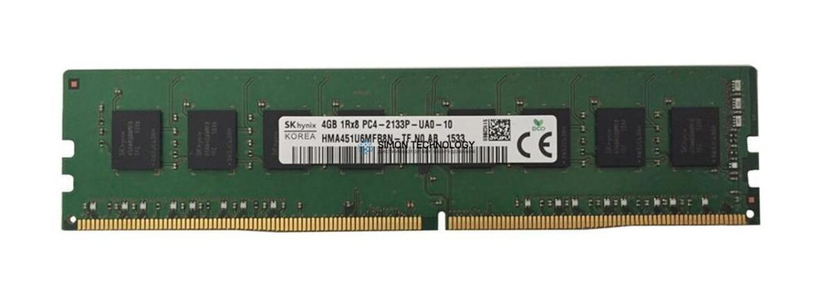 Оперативная память Hynix HYNIX 4GB (1X4GB) 1RX8 PC4-17000P-U DDR4-2133MHZ UDIMM (HMA451U6MFR8N-TF)