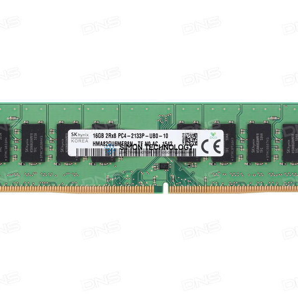 Оперативная память Hynix Hynix DDR4-RAM 16GB PC4-2133P UDIMM 2R - (HMA82GU6MFR8N-TF)