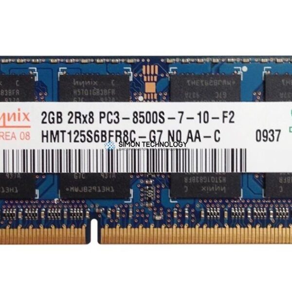 Оперативная память Hynix HYNIX 2GB (1*2GB) 2RX8 PC3-8500S DDR3-1066MHZ SODIMM (HMT125S6BFR8C-G7)