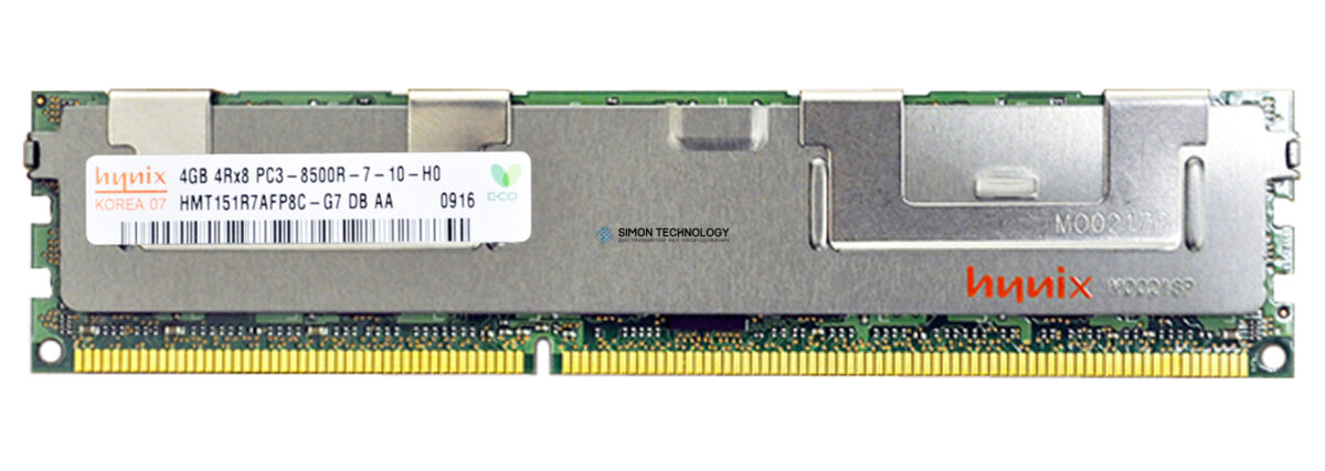 Оперативная память Hynix HYNIX 4GB (1*4GB) 4RX8 PC3-8500R-7 DDR3-1066MHZ 1.5V MEM MOD (HMT151R7BFR8C-G7)