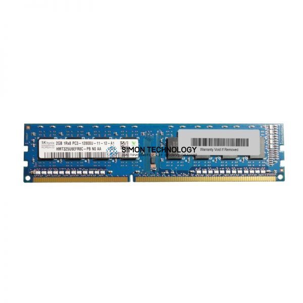 Оперативная память Hynix HYNIX 2GB (1*2GB) 1RX8 PC3-12800U DDR3-1600MHZ UDIMM (HMT325U6EFR8C-PB)