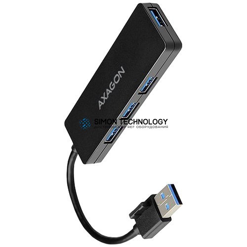 AXAGON Slim Hub 4x USB 3.0. With 14cm Type-A Cable (HUE-G1A)