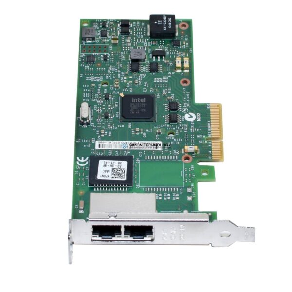 Сетевая карта Dell DELL INTEL I350-T2 PCI-E 2.1 X4 5.0GT/S 10/100/1000MB DUAL PORT (I350-T2-DELL-HP)