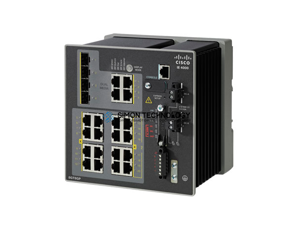 Cisco Cisco RF 8 x RJ45 10/100/1000. 4 x 1G Combo . (IE-4000-8GT4G-E-RF)