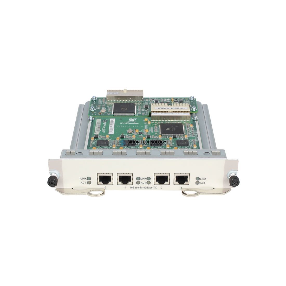Модуль HP HPE 4-port 10/100 RJ45 FIC Module (JF824-61101)