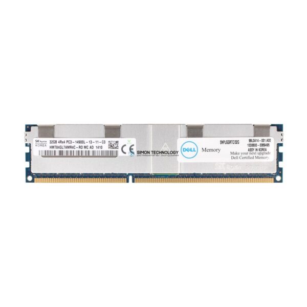 Оперативная память Dell ORTIAL 32GB (1X32GB) 4RX4 PC3-14900L MEM *LIFETIME WARRANTY* (JGGRT-OT)