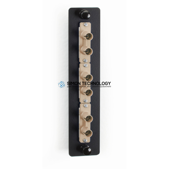 Адаптер Black Box Fiber Adapter Panels - Bronze 3 Duplex ST Beige (JPM450B)