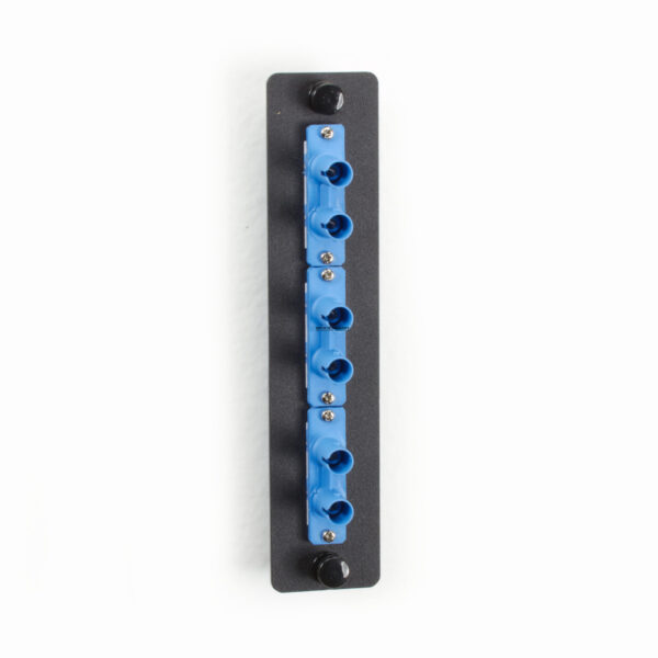 Адаптер Black Box Fiber Adapter Panels - Ceramic 3 Duplex ST Blue (JPM450C)