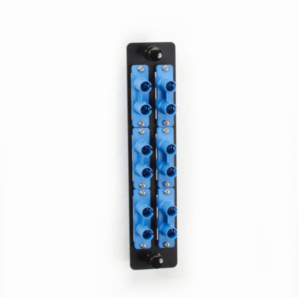 Адаптер Black Box Fiber Adapter Panels - Ceramic 6 Duplex ST Blue (JPM460C)
