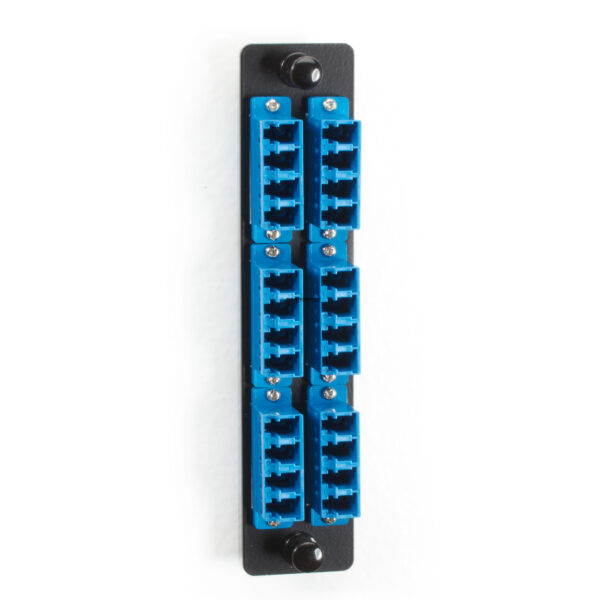 Адаптер Black Box Fiber Adapter Panels - Ceramic 12 Duplex LC Blue (JPM467C-R2)