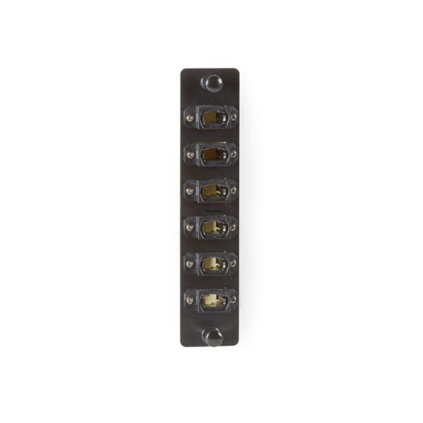 Адаптер Black Box Fiber Adapter Panels - HD Panel 6 MPO/MTP Black (JPM470)