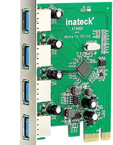 INATECK INATECK 4 PORTS PCI-E TO USB 3.0 EXPANSION CARD (KT4005)