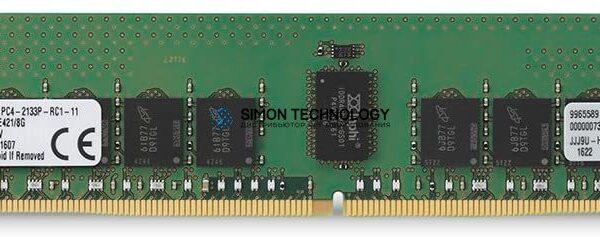 Оперативная память Kingston KINGSTON 8GB (1*8GB) 1RX4 PC4-17000P-R DDR4-2133MHZ RDIMM (KTD-PE421/8G)