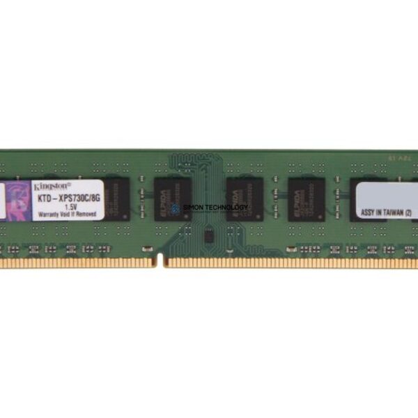 Оперативная память Kingston KINGSTON 8GB (1*8GB) 2RX8 PC3-12800U DDR3-1600MHZ VLP UDIMM (KTD-XPS730C/8G)