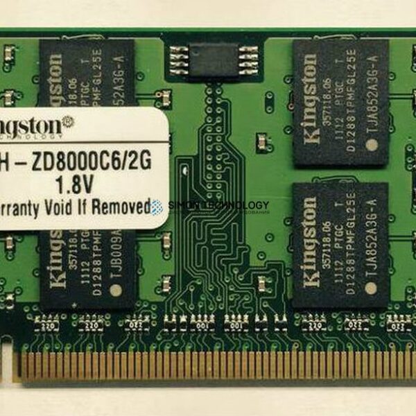 Оперативная память Kingston Kingston HP 2GB DDR2 SODIMM PC2-6400 (KTH-ZD8000C6/2G)