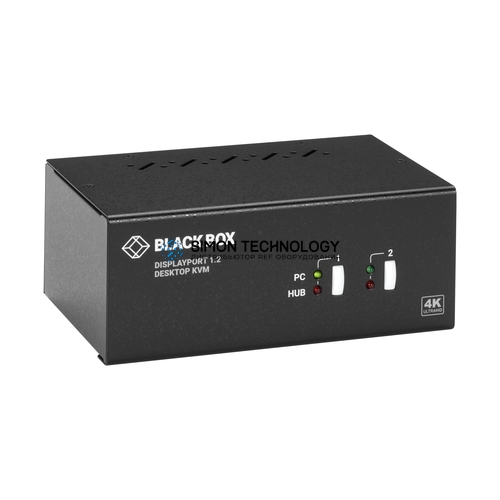Black Box Displayport Dual-Head KVM Switch 4K60 4- (KV6224A-R2)