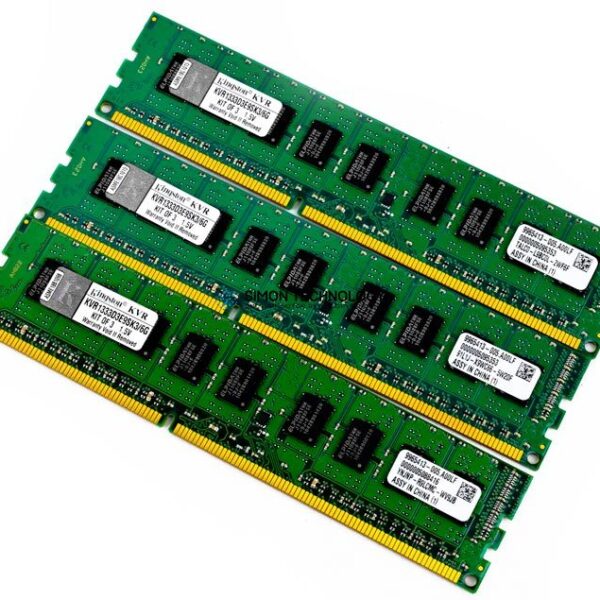 Оперативная память Kingston KINGSTON 6GB (3*2GB) 2RX8 PC3-10600R DDR3-1333MHZ MEMORY KIT (KVR1333D3E9SK3/6G)