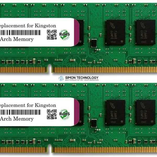 Оперативная память Kingston KINGSTON 8GB (2*4GB) 2RX8 PC3-10600U DDR3-1333MHZ MEMORY KIT (KVR1333D3N9HK2/8G)