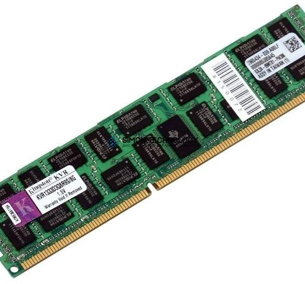 Оперативная память Kingston KINGSTON 8GB (1*8GB) 4RX8 PC3-10600R DDR3-1333MHZ RDIMM (KVR1333D3Q8R9S/8G)